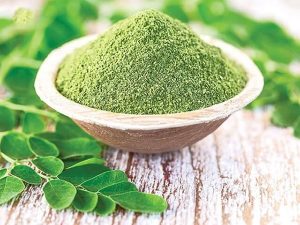 Bột lá chùm ngây (Moringa leaf powder)